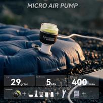 Mini Quantum Air Pump 30 Seconds Inflation Compact Portable Pump for Camping Sleeping Pad Overnight Trips A3