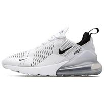Nike Air Max 270 Vintage amortizacija žemi laisvalaikio bėgimo bateliai moterims baltas juodas AH6789-100 36 juoda/balta