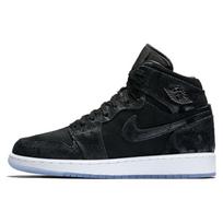 Jordan 1 Retro High Heiress Black Suede GS 832596-001 35.5 juoda