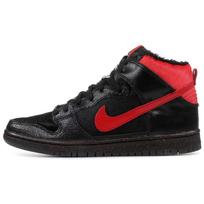 Nike Sb Dunk High Krampus 554673-006 42.5 juoda/raudona