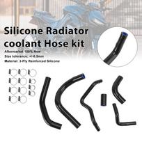 Silicone Radiator coolant Hose kit For Kawasaki Z1000 Z1000SX Z1100 Black