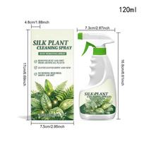 120ml Silk Plant Cleaner Spray Fake Flower Fake Plant Cleaning Dust Remover Spray Long Lasting Brightening Maintenance Solution