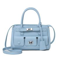 Fashion women's bags, new large-capacity tote bags, retro commuter versatile shoulder bags, Spice Girl style handbags, bags. mėlyna