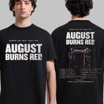 August Burns Red 2025 European Tour Concert T-Shirt 3XL