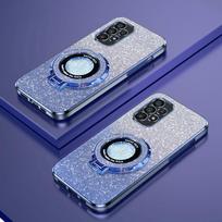Blizgus magnetinis laikiklis Telefono dėklas Samsung Galaxy A12 A22 A32 A52 A72 A13 A23 A33 A53 A73 4G 5G A12 5G mėlyna