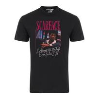 Scarface Tony Montana 80s Distressed I Always Tell The Truth Graphic Tee Shirt 4XL