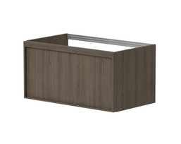 Spintelė po praustuvu Kame SOLE, BU/8-3DR/N08-SOL, 80 cm, Dūminio ąžuolo faneruotė