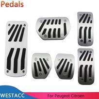Car Pedals for PEUGEOT 207 301 307 208 2008 308 408 Cc for CITROEN C3 C4 DS 3 4 6 DS3 DS4 DS6 Acceleraotr Brake Rest Pedal Rest