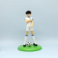 18cm 3Pcs Captain Tsubasa Anime Figure Ozora Tsubasa Action Figures Hyuuga Kojirou/Wakabayashi Genzou Collection Model Toys