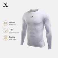 KELME Men's Long Sleeve Athletic Compression Baselayer L balta