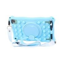 Rotating Funda 10.1  Universal Silicone Tablet Case 10 10.1 inch Android Tablet PC Shockproof Stand Cover 25*16CM/9.84*6.3inch