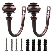 2Pcs Metal Curtain Tie Backs Drapery Holders for Stylish Window Decoration Curtain Tiebacks Set ruda