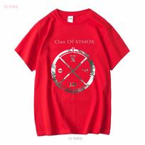 Clan Of Xymox T Shirt Alt Rock Goth Dark Wave Band long or short sleeves vintage Washed designer clothes Casual streetwear S