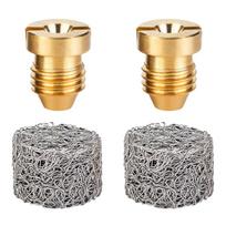 Pack Of 4/set Stainless Steel Foam Sprayed Nozzles For High Pressure Motorcycle Car Wash Guns With Fine Bubble Filter
