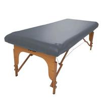 Atsparus vandeniui masažo lovos užvalkalas Minkštos PU odos prigludęs pakaitinis paklodė Lengvai valomas apsauginis užvalkalas SPA stalams (Light Grey,164x70x8cm cover) šviesiai pilka spalva