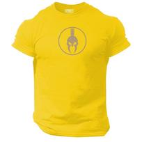 Spartan T Shirt Gym Clothing Bodybuilding Training Workout Exercise Fitness Top S