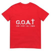 Goat God Over All Thing Christian Bible Saying Tshirt S
