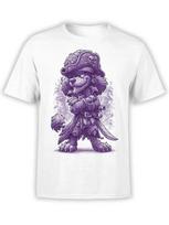 Pirate Poodle Tshirt Unisex S