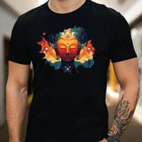 T-Shirt Herren Buddha Motiv Baumwolle Größe S bis 5XL XL