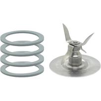 for Oster Blender Replacement Parts Blender Ice Blade with Four Rubber O Ring Seal Gasket Accessory Refresh Kit Pack of 1