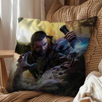 Stay Human game Dying Light Pillow Case Anti-dustmite Pillowcase Invisible zipper silky short plush Sofa cushion cover 35x35cm