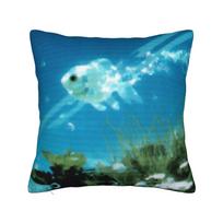 Frutiger Aero y2k Fish Square Pillow Cases  Cushion Covers Fashion Zipper Decorative Pillowcase for Seat 40*40cm 40x40cm