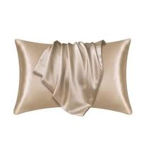 100% Natural Mulberry Silk Pillowcase Hair/Skin Protection,Anti-Frizz & Wrinkle-Resistant Hypoallergenic 51x66cm