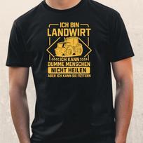 T-Shirt Herren Landwirt Bauer Spruch Motiv Baumwolle Größe S bis 5XL XXXXL