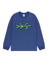 Yes Ic Y.E.S Wire Logo L/S Cobalt Blue Cobalt Blue/S