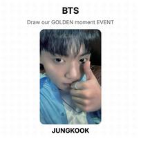 BTS JUNGKOOK Draw our GOLDEN moment EVENT Official Photocard JUNGKOOK
