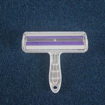 2-Way Pet Hair Remover Roller Removing Dog Cat Hair From Furniture Self-cleaning Lint Pet Hair Remover violetinė