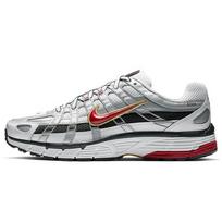 Nike P 6000 Cnpt Metalinis Sidabrinis Raudonas Moteriški BV1021-101 43 raudona/balta