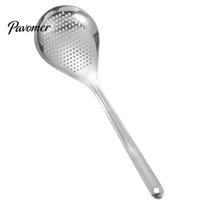 Deep-fried Hot Pot Tool Stainless Steel Kitchen Strainer Skimmer, Large Deep Mesh Spoon for Noodles Frying Deepened Ladle Pot, Heat‑Resistant sidabras