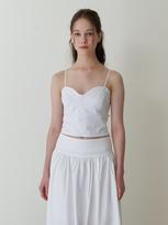 Kinder Baby Classic Bustier Blouse Top - White M