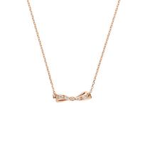Vendome Aoyama Necklace K10PG Diamond AJAN165540DI [Official]