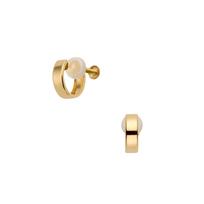 Vendome Aoyama K18YG Hoop Earrings AGVE1606 YG [Official]