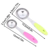 5Pc Kitchen Multicolor Stainless Steel Measuring Set Stackable Measuring Spoons Set For Kitchen Tea Coffee Baking Measuring Tool
