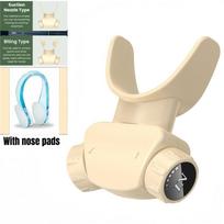 Silicone Respiratory Trainer Lung Ventilator Fitness Equipment High-altitude Respiratory Training Tools for Exercise smėlis