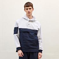 Custom Us Half-Color Block Constrictor Hooded Sweatshirt Cts23Skht250 Navy/L