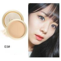 Concealer Set SoyMilk Powd Conturing and BrightTening Ilgai išliekanti aliejaus kontrolės ir Vandeniui atspari pudra beige