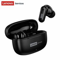 Original Lenovo LE260 Wireless Headphones In-Ear Bluetooth 6.0 Ultra-Low Latency Gaming Earphones TWS Clear Call Earbuds ENC Noise Reduction smėlis