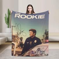 „The Rookie“ TV laida Minkštas pledas Kelionėms Biuras Pliušiniai Lovos Pledai Juokingas Sofa Kėdė Flanelinis Pledas Sofos Lovo Dangalas 75x90cm