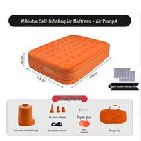 Outdoor Folding Inflatable Camping Bed saulėlydžio oranžinė spalva