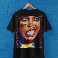 Erykah Badu Shirt Grillz Graphic Tee Erykah Badu TShirt Outkast Andre 3000 U Unisex T-Shirt L