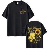 Singer Louis Tomlinson How Did I Get Here Tour 2026 Print TShirt Unisex Women Fashion Clothing Tshirt Cotton Streetwear Hip Hop 2XL
