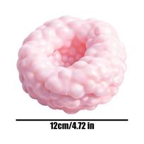 Crunchy Stress Ball Stretchy Fidget Toy 1 Pack Moldable Squeeze Balls Sensory Relief Gadget for Adults Students Studying Working rožinė