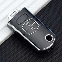 2/3 Buttons TPU Flip Folding Remote Car Key Case Fob For MAZDA 3 5 6 Series M6 RX8 MX5 Shell Hold