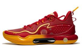 Li Ning Yushuai Evolution Low Away Team Fabric Abrasion Resistant Breathable Low top Basketball Shoes Men's Bright Neon ABAS161-6 44