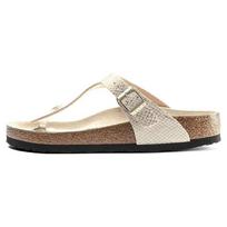 Birkenstock PVC Comfortable Versatile Fashion Sandals Women sandals White 1018665 35