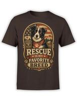 Rescue Favorite Breed Dog Tshirt Unisex S